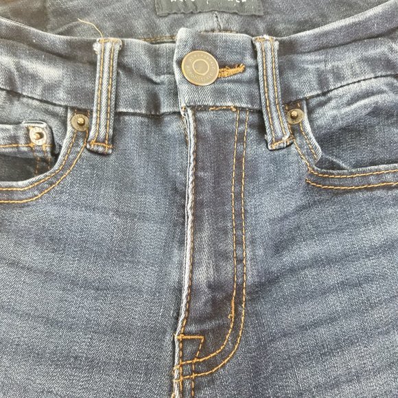 Aeropostale Jeans Womens 0 High Rise Curvy Jegging Dark Wash Blue Denim - Picture 10 of 14